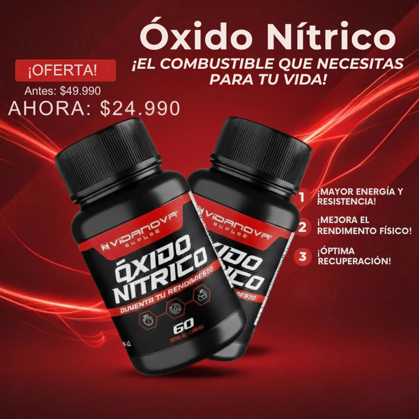 Oxido Nítrico Suplemento Deportivo ProMax™ - Energía y Rendimiento