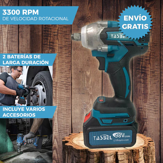Llave de Impacto ORIGINAL + 2 BATERIAS de regalo ⚡ Potente, Ligera y Lista para Todo – Envío Rápido HOY mismo.