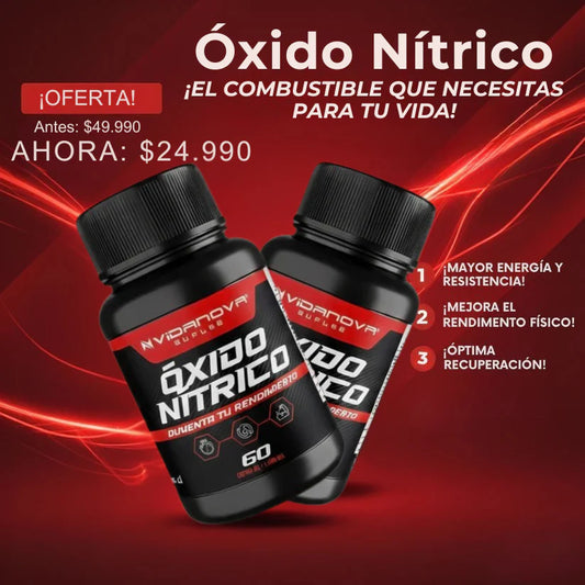 Oxido Nítrico Suplemento Deportivo ProMax™ - Energía y Rendimiento