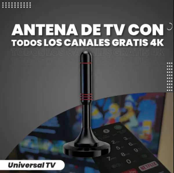 Antena TDT | TV Digital Ultra HD |  ¡Canales Gratis sin Cables ni Suscripciones!
