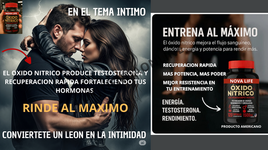 ÓXIDO NÍTRICO – Salud Vascular y Potencia Física en Cada Cápsula