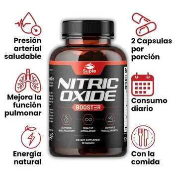 ÓXIDO NÍTRICO – Salud Vascular y Potencia Física en Cada Cápsula